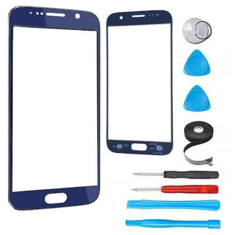 Samsung Galaxy S6 Glass Screen Replacement Premium Repair Kit - Blue