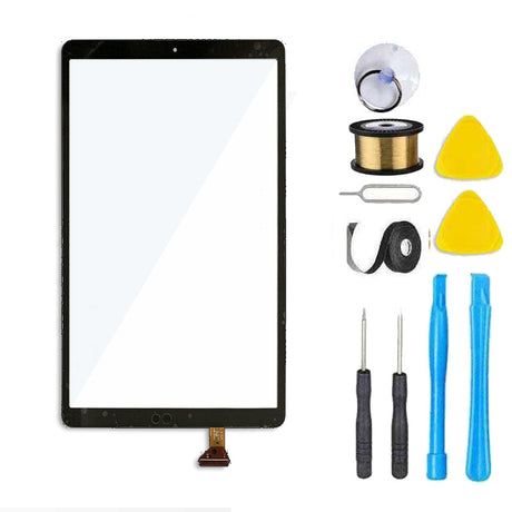 Samsung Galaxy Tab A 10.1 2019 Screen Replacement Glass + Touch Digitizer Replacement Repair Kit SM-T510 T515 T517- Black