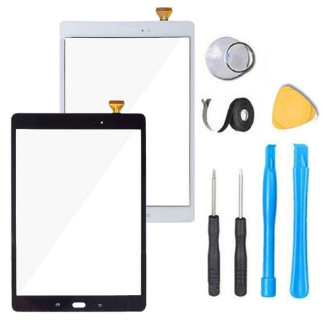 Samsung Galaxy Tab A 9.7 Screen Replacement Glass + Touch Digitizer Replacement Repair Kit- Black or White