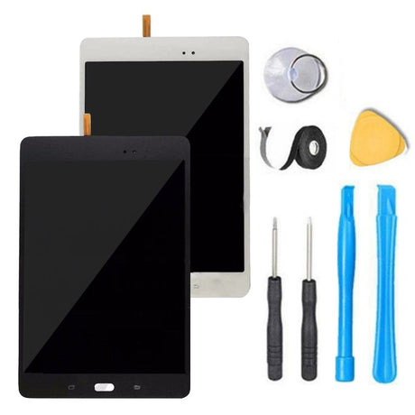 Samsung Galaxy Tab A 8.0 Screen Replacement Glass + LCD + Glass Touch Digitizer Premium Repair Kit T350 T357 - Gray or White