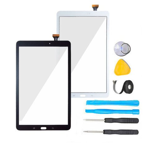 Samsung Galaxy Tab E (9.6") Glass Screen Replacement + Touch Digitizer Replacement Repair Kit  SM-T560  | T560 | T561 T561- Black or White