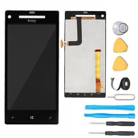 HTC Windows Phone 8X LCD Screen Replacement and Digitizer Premium Repair Kit - Black