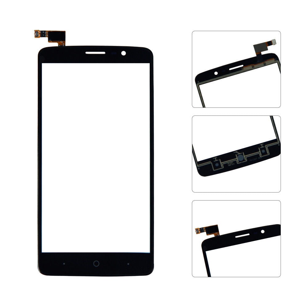 ZTE Max XL Glass Screen Replacement + Touch Digitizer Premium Repair N9560 6.0" Kit- Black