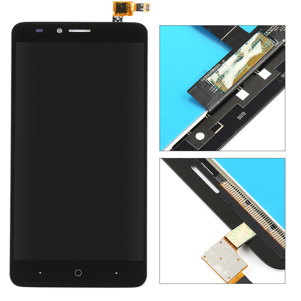 ZTE Blade X Max Screen Replacement LCD Digitizer Assembly Premium Repair Kit Z983 6.0"- Black