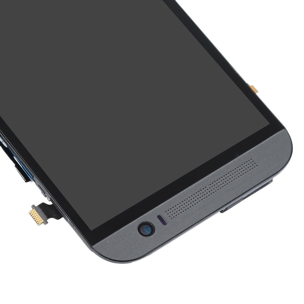 HTC One M8 LCD Screen Replacement + Digitizer + Frame Display Premium Repair Kit  - Black, Silver or Gray