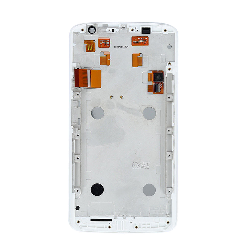 Motorola Droid Maxx 2 Screen Replacement LCD Digitizer + FRAME Premium Repair Kit XT1565 - Black or White