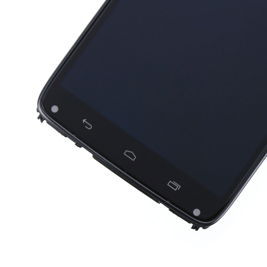 Motorola Droid Turbo Screen Replacement + LCD + Digitizer + Frame Premium Repair Kit XT1254 | XT1225 - Black