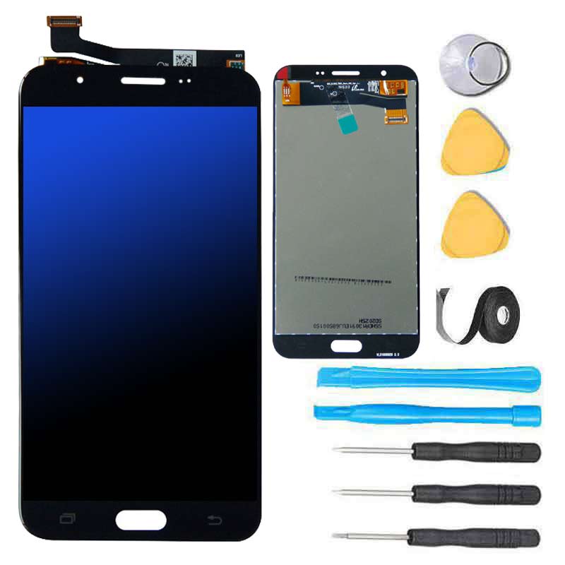 Samsung Galaxy J7 J700 Screen Replacement and Digitizer Premium Repair Kit J700 J700T J700P J700F J700H 2015 Black White Gold