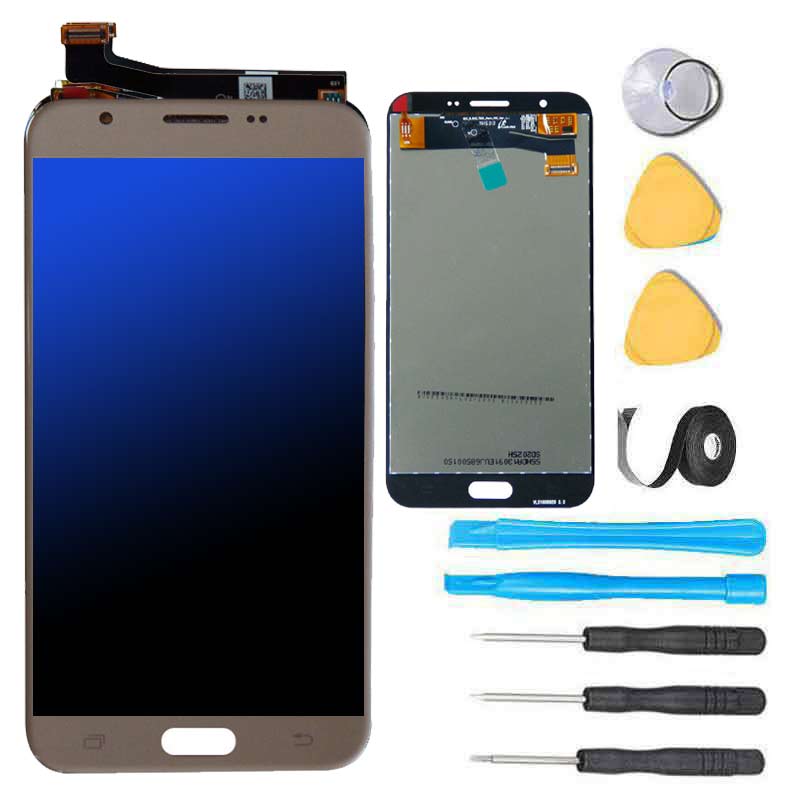 Samsung Galaxy J7 J700 Screen Replacement and Digitizer Premium Repair Kit J700 J700T J700P J700F J700H 2015 Black White Gold