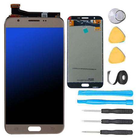 Samsung Galaxy J7 J700 Screen Replacement and Digitizer Premium Repair Kit 2015 Gold