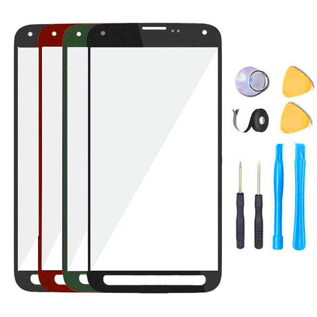 Galaxy S6 Active Glass Screen Replacement Premium Repair Kit G890 | G890A - Black, Gray, Blue, White