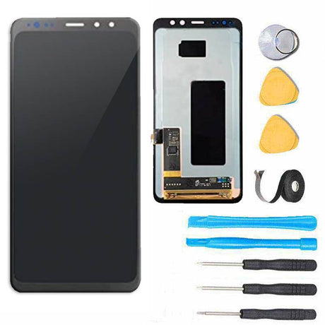 Samsung Galaxy S8 ACTIVE Glass Screen Replacement with LCD Premium Repair Kit  - Black