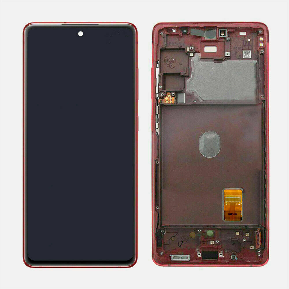 Samsung Galaxy S20 FE 5G Screen Replacement LCD with FRAME Repair Kit SM-G781 - Red