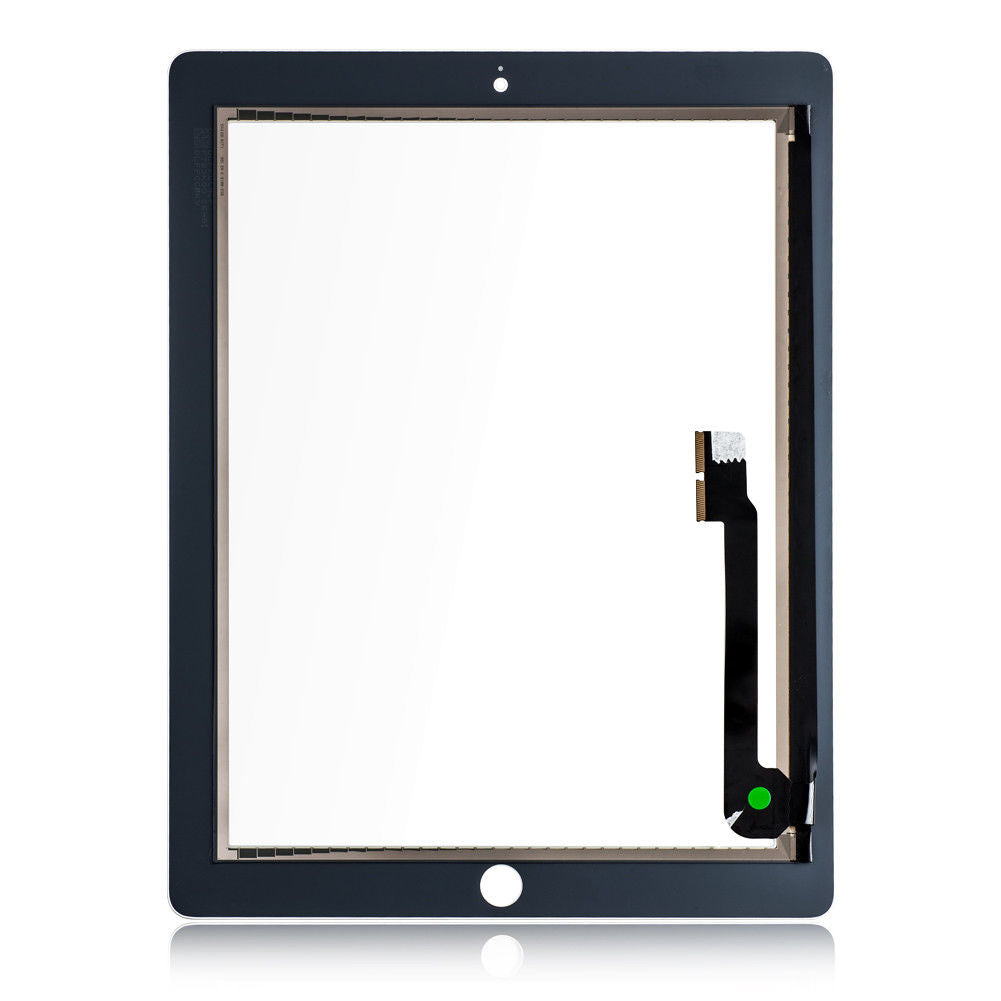 iPad 4 Screen Replacement Glass +Touch Digitizer Premium Repair Kit - Black or White