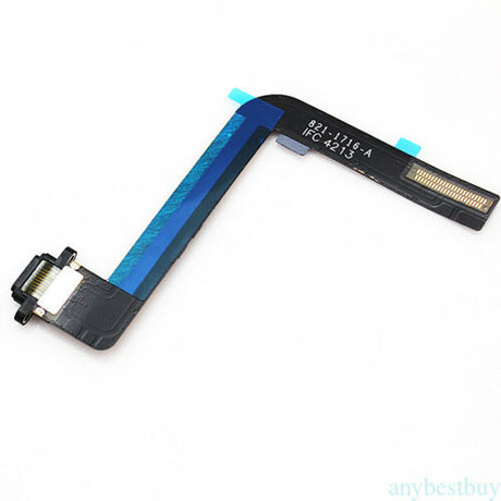 iPad Air Charging Port Replacement and Headphone Jack Mic Flex Cable - Black