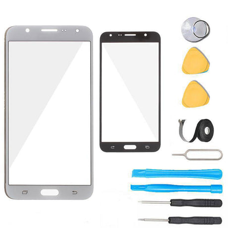 Samsung Galaxy J7 J700 Glass Screen Replacement Premium Repair Kit 2015- White