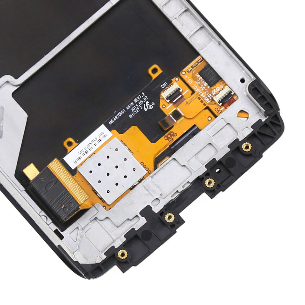 Motorola Droid Ultra & Maxx Screen Replacement + LCD + Digitizer + Frame + Premium Repair Kit  - Black