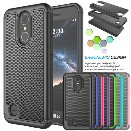 LG Stylo 2 Rugged Armor Hard Case Cover
