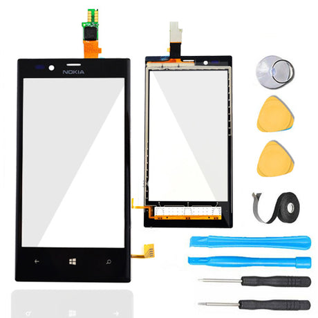 Nokia Lumia 720 Glass Screen + Touch Digitizer Replacement Premium Repair Kit T720 N720