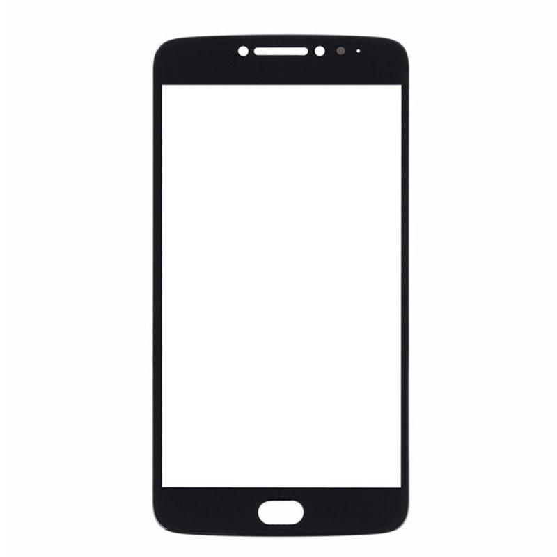 Moto E4 Plus Glass Screen Replacement Repair Kit Motorola E 4th Gen XT1774 XT1775 XT1776 - Black
