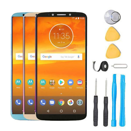 Moto e5 plus screen replacement kit with tools
