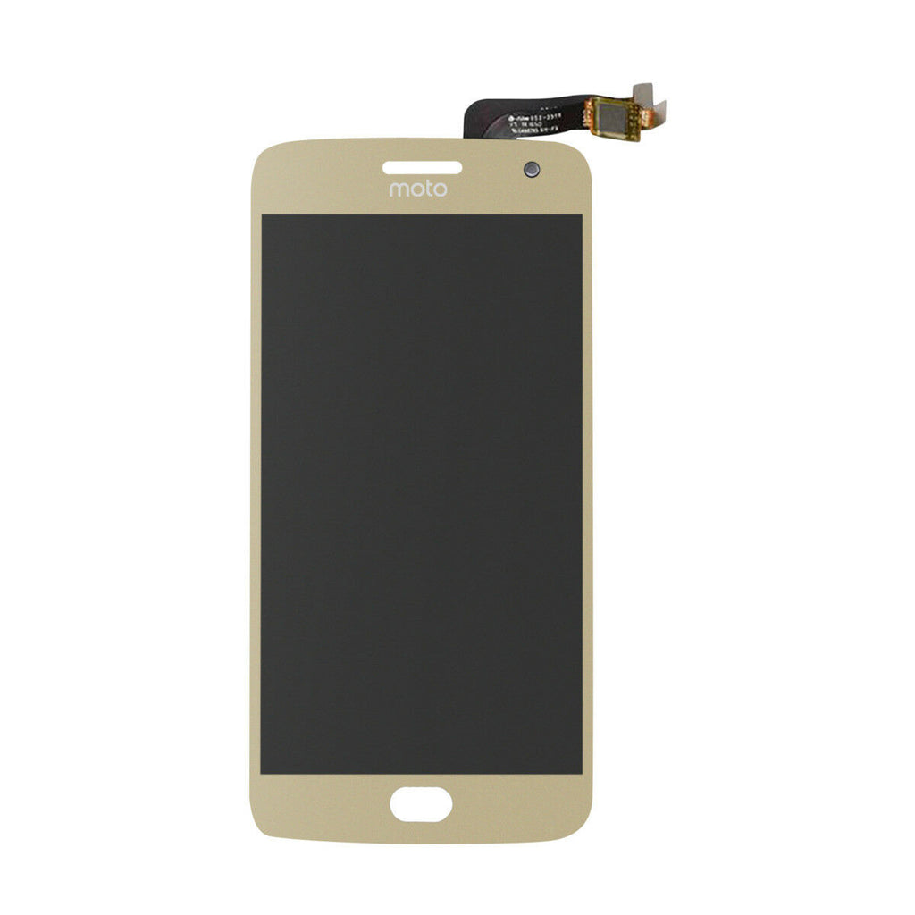 Moto G5 Plus Screen Replacement + LCD + Touch Digitizer Premium Repair Kit - Gold