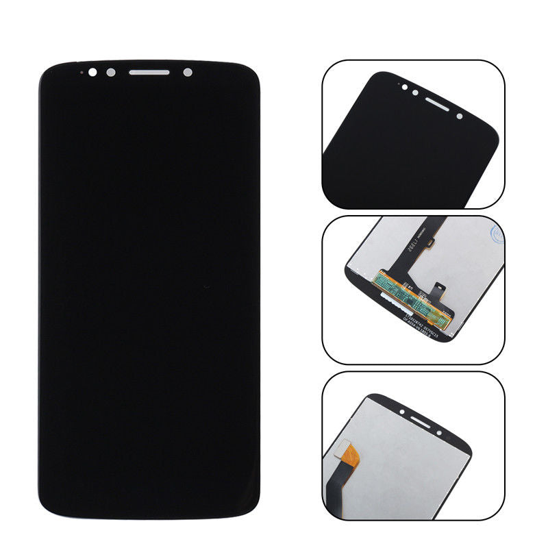 Motorola Moto G6 Play Screen Replacement LCD + Glass Touch Digitizer Premium Repair Kit - Black