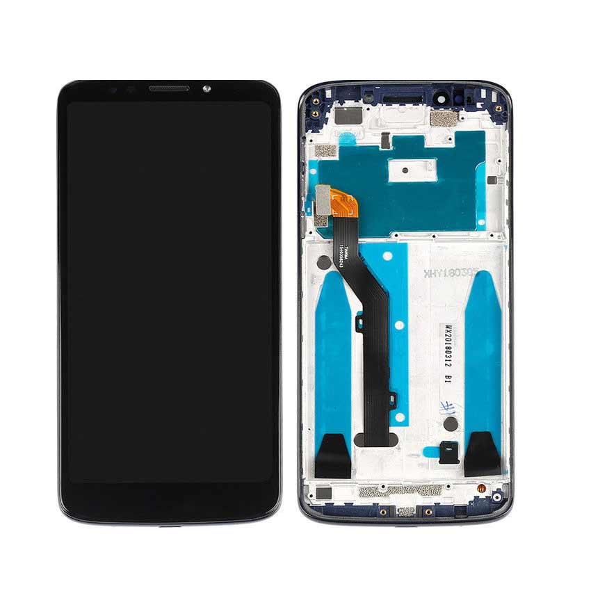Motorola Moto G6 Play Screen Replacement LCD with FRAME Repair Kit - Black or Gold