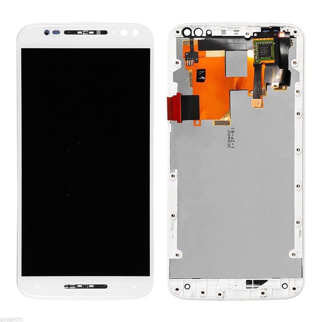 Motorola Moto X Pure Edition / Style Screen Replacement + LCD + FRAME + Touch Digitizer Premium Repair Kit  - Black or White
