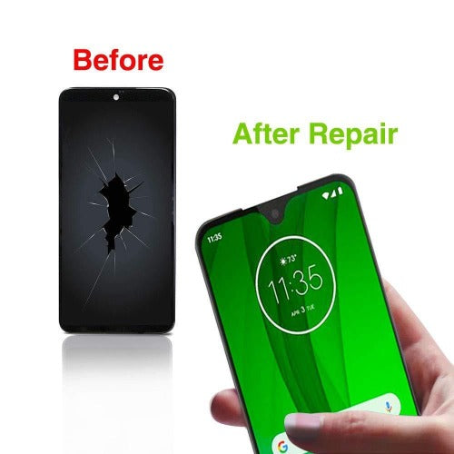 Motorola Moto G7 Plus Screen Replacement LCD Digitizer Premium Repair Kit XT1965 XT1965-2 XT1965-3 XT1965-6