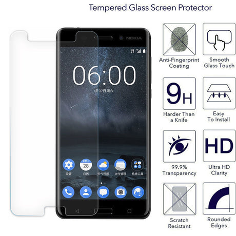 Premium Nokia 8 Tempered Glass Screen Protector