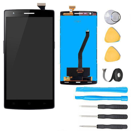 OnePlus One + Screen Replacement Glass LCD + Digitizer Display Premium Repair Kit A0001 1+ - Black
