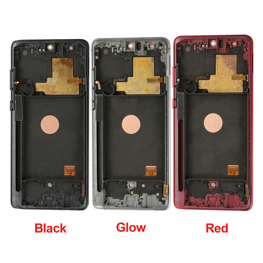 Samsung Galaxy Note 10 LITE Screen Replacement LCD FRAME Repair Kit SM-N770 - Black Silver Red