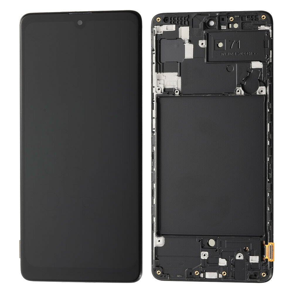 Samsung Galaxy A71 Screen Replacement LCD with FRAME Digitizer Premium Repair Kit 4G 5G SM-A715 SM-A716