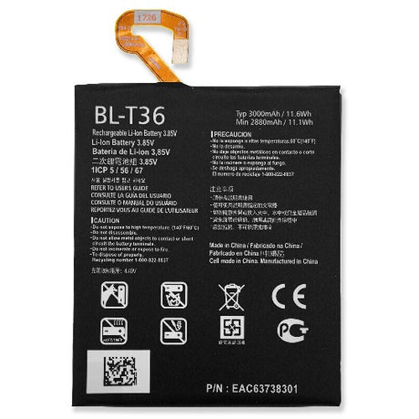 LG K30 Battery replacement BL-T36 3000mAh Phoenix Plus