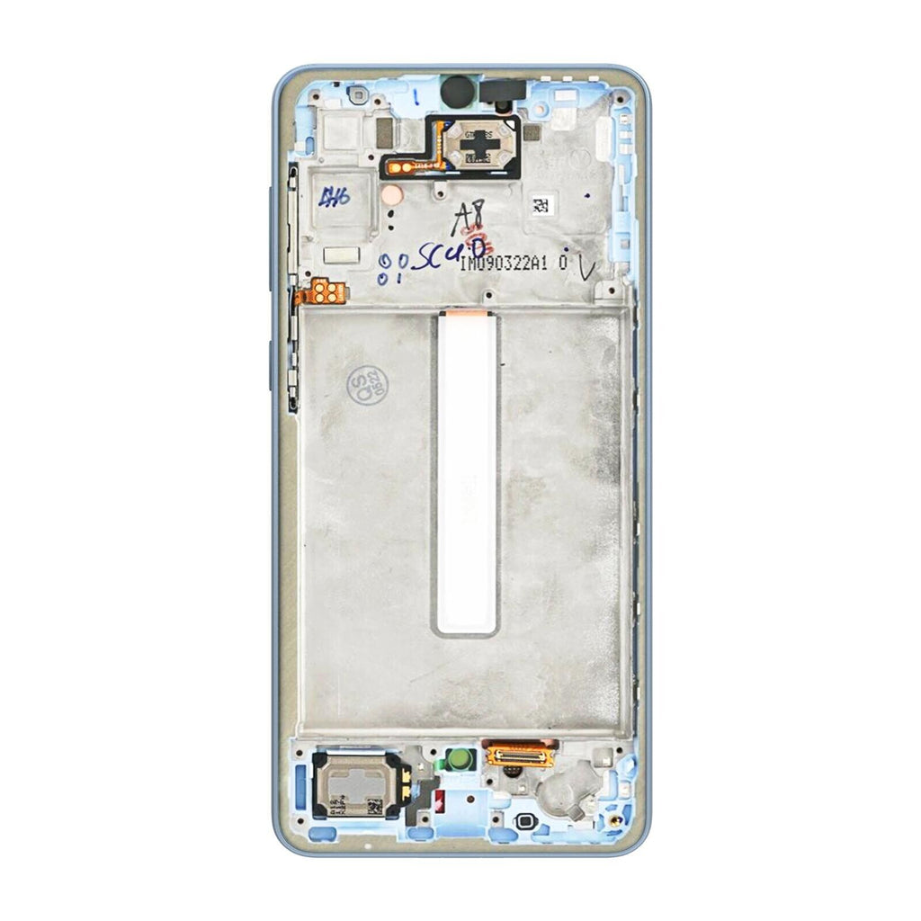 Samsung Galaxy A33 5G Screen Replacement Glass LCD + Digitizer A336  + FRAME Premium Repair Kit SM-A336 - BLUE