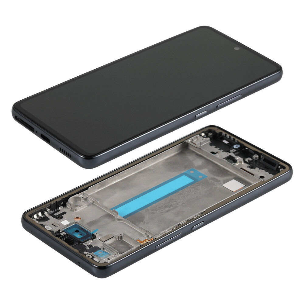 Samsung Galaxy A53 5G Screen Replacement Glass LCD + Digitizer  + FRAME Premium Repair Kit SM-A536 - Black