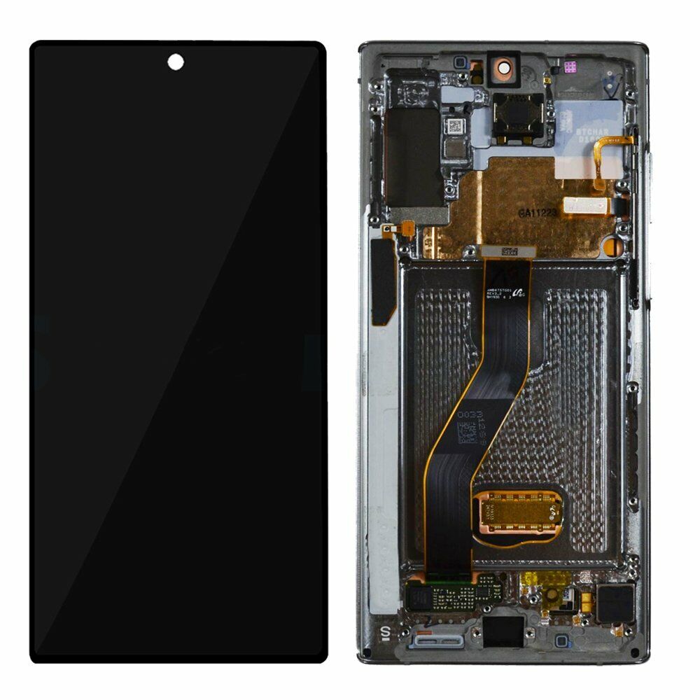 Samsung Galaxy Note 10 Plus 5G Screen Replacement LCD FRAME Repair Kit SM-N976 - Black
