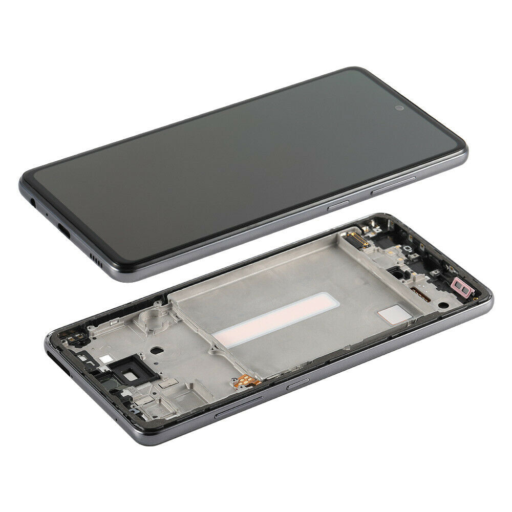 Samsung Galaxy A52 5G Screen Replacement Glass LCD + Digitizer  + FRAME Premium Repair Kit SM-A526 - Black