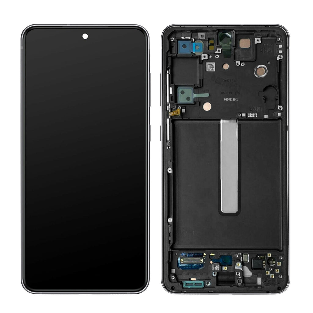 Samsung Galaxy S21 FE 5G Screen Replacement LCD with FRAME Repair Kit SM-990 - Graphite Gray Black