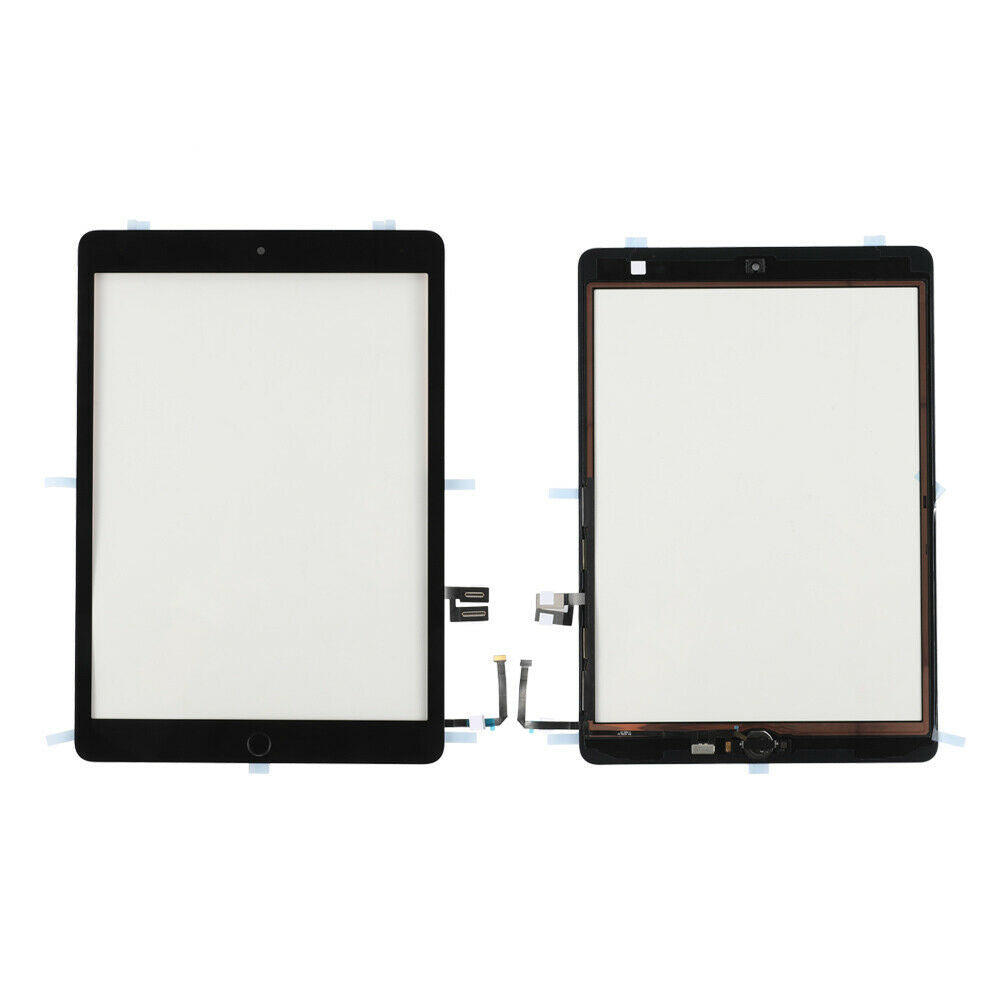 iPad 7th Generation Screen Replacement LCD + Glass Touch Digitizer Kit (2019, A2197 A2198 A2199 A2200) + Home Button - Black