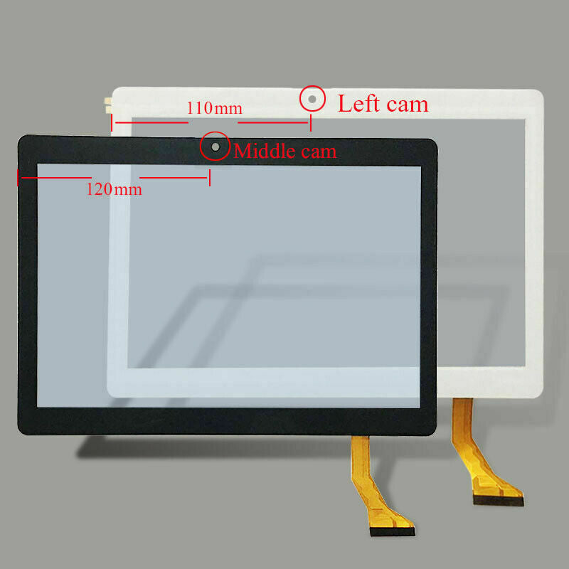 Dragon Touch K10 Glass Screen Replacement Premium Repair - Black or White