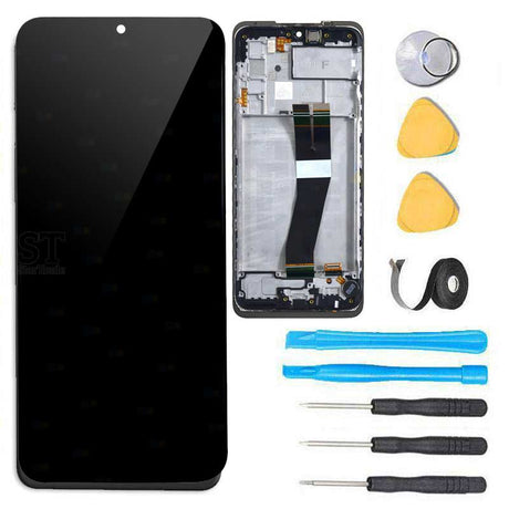 Samsung Galaxy A02S Screen Replacement with FRAME Glass LCD + Digitizer Repair Kit 2020 SM- A025 A025F SM-A025 A025M A025F A025F/DS A025A A025U US Version