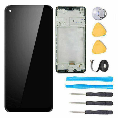 Samsung Galaxy A21s Screen Replacement LCD FRAME Repair Kit SM-A217