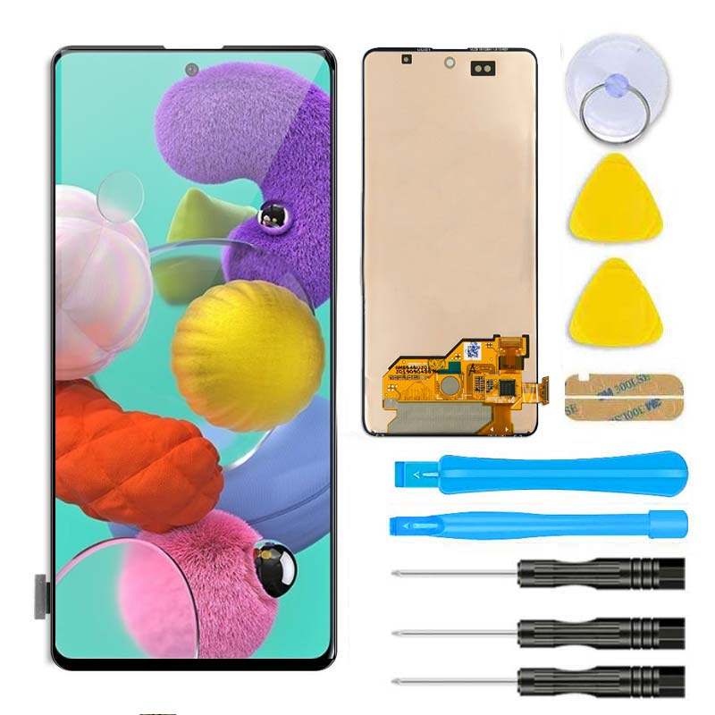 Samsung Galaxy A51 4G Screen Replacement Glass LCD + Digitizer Repair Kit A515 SM-A515 - For all Phone Colors