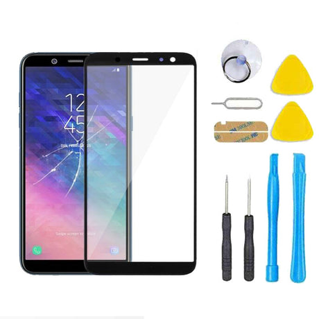 Samsung Galaxy A6 Glass Screen Replacement Premium Repair Kit 2018 SM-A600P A600T A600A A600DS A600G A600DS- Black