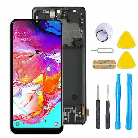 Samsung Galaxy A71 5G Screen Replacement LCD with FRAME Digitizer Premium Repair Kit SM-A716 - Black