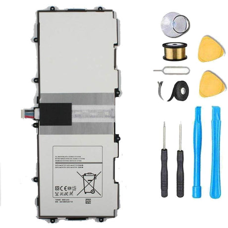 Samsung Galaxy Tab 3 10.1 Battery Replacement Premium Repair Kit with Flex Cable GT-P5200(3G & Wifi) GT-P5210(Wifi) Gt-P5220(LTE, 3G & Wifi) GT-P5213 P5210 P5200 P5220 P5213