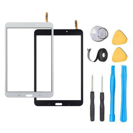 Samsung Galaxy Tab 4 (8") Glass Screen Replacement Repair Kit SM-T337V SM-T337A SM-T330NU T330NZ T337T T330V T330  T337 T335- Black or White