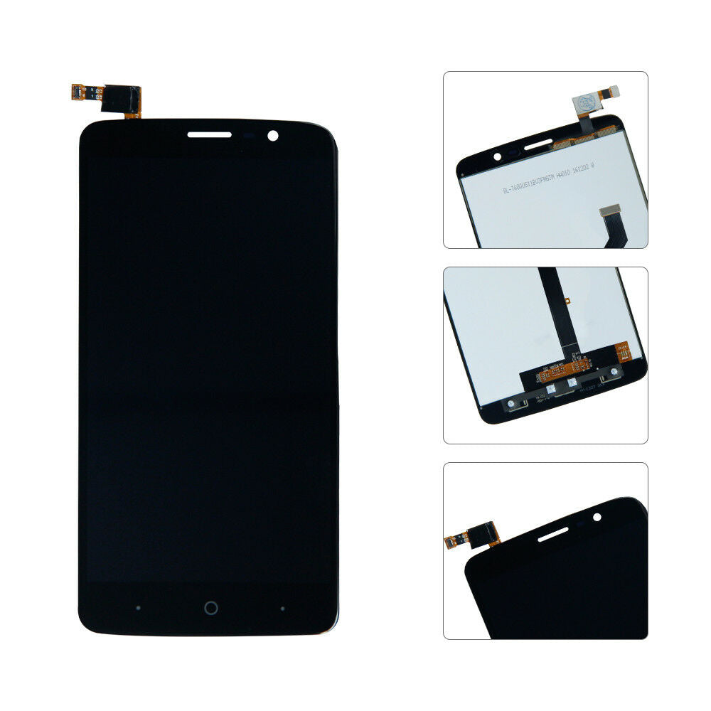 ZTE Blade Max 3 Screen Replacement LCD Digitizer Assembly Premium Repair Kit Z986U - Black